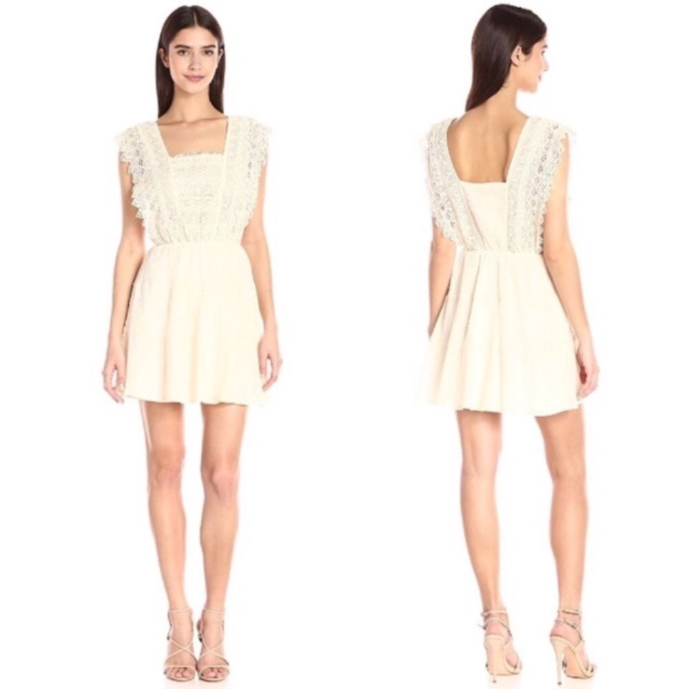 Sleeveless Flora Lace Bodice Fit and Flare Dress - Picture 3 of 6